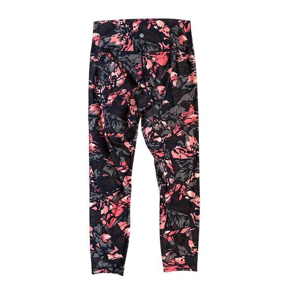 Lululemon High Rise Wunder Under Full-Length Legging Paint Storm Espresso Size 8 - Picture 5 of 10